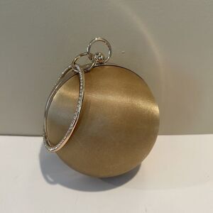 Versona‎ ball Gold clutch purse